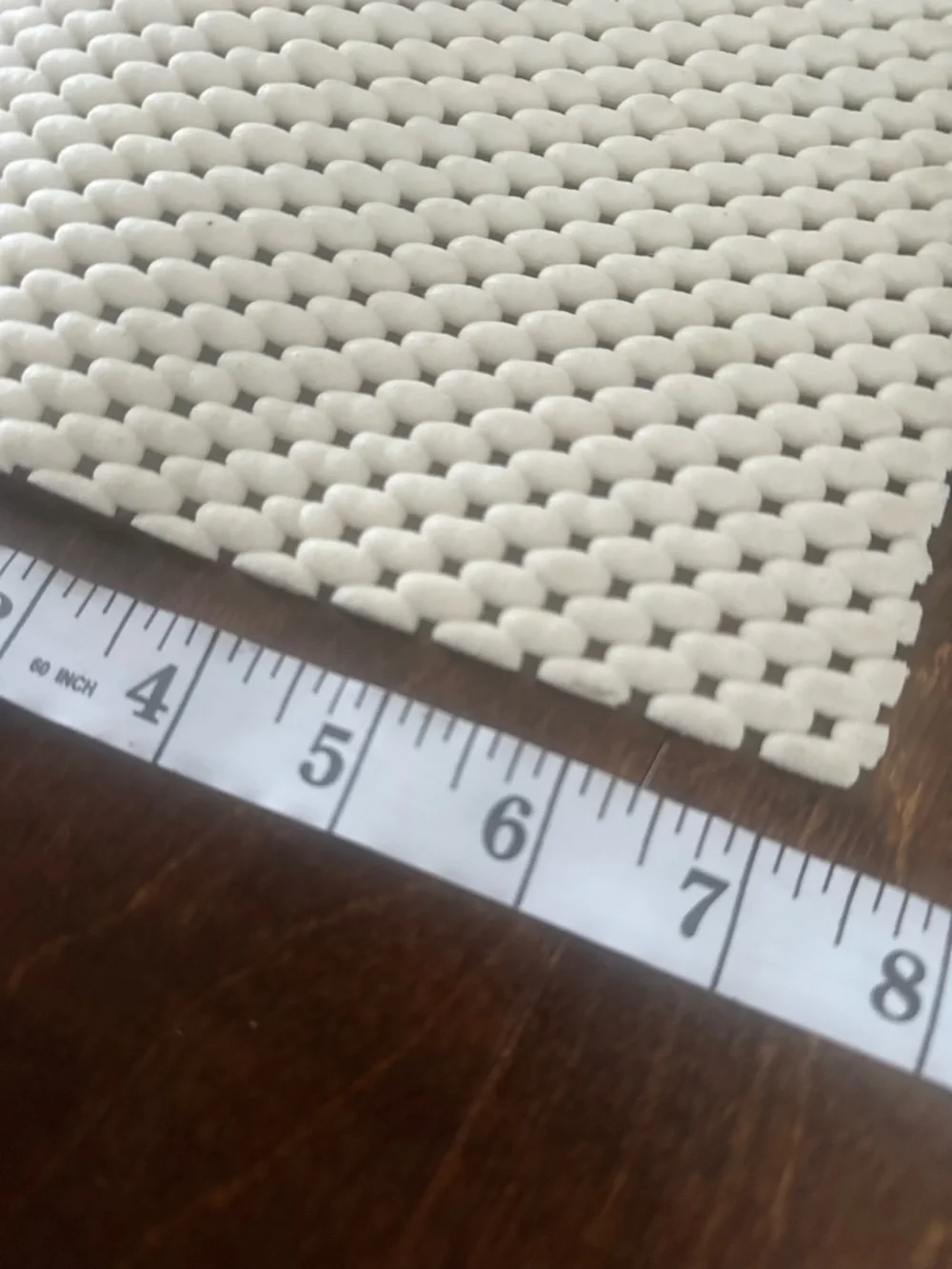 67” x 20” Cream Anti-Slip Runner Rug Pad